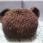【帽子全品】ふわふわくまさんニット帽【千円SALE】