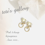 pearl＆hoop-bijou pierced♡