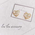 プチハート♡ビジューピアス