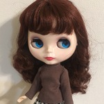 22センチドール ハイネックカットソー ブラウン 