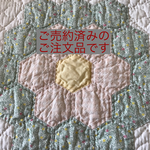 花刺繍 ブローチ