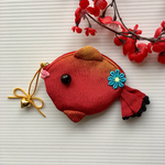 手のひらサイズの小さめポーチ(金魚ちゃん2)