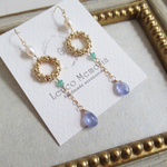 タンザナイトのジュエリーピアス