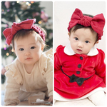 【再販15】大人気！baby & kids☆ダブルガーゼのリボンヘアバンド