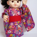 ぽぽちゃん☆お振袖（紫）