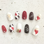 バレンタインネイル♡