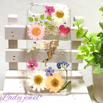 専用ページ ＊可愛いfairy garden＊  限定1点＊iphone5/5s/SE用押し花ケース    スワロフスキーいっぱい♡スマホケース