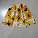 8siori24様用 マリメッコ花柄スカート 黄色