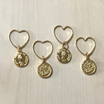 GOLD HEART COIN DESIGN PARTS