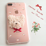 【再販】🌷ふわふわくまさんiPhoneケース🌷