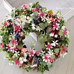 order  iさま　20cm　secret flower garden　wreath