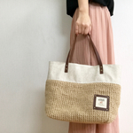 【受注製作】sizeＬ natural 麻かご スクエアトート 