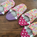 リバティ☆キッズ用ルームシューズ（mayu1710様ご依頼品）