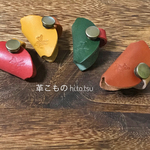 本革 バンビ刻印⭐️イヤホンホルダー