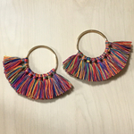 MULTI COLOR FRINGE TASSEL GOLD RING PARTS