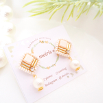 《再販》*シンプルビーズのパール ピアス/イヤリング*