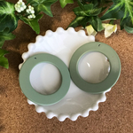 ヴィンテージアクリルフープパーツ グリーン 50mm 2個セット
