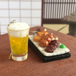 新作　とりあえずビールと焼き鳥ピアス
