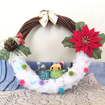 [mogu0531様オーダー] セキセイインコのクリスマスリース