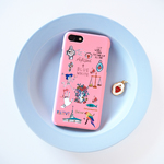 FUDGE別注 Amijed+BLUEWHITE スマホケース