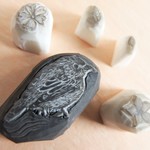 『コサメビタキ』消しゴムはんこ５点セット