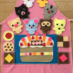 エプロンシアター こぶたぬきつねこ  不思議なポケット 誕生会