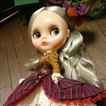 ☆ドールドレス☆スチームパンク風☆魔法使いの姉(濃いベージュシャツ)セット リカちゃん、ネオブライス  