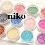 クラッシュシェルパウダー微粒子タイプ♪12色set