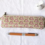 うさぎペンケース*スリム＊リバティ＊ラミネート＊防水＊Cotton Tailコットンテイル