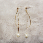 パール×チェーンチタンピアス