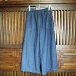 薄手デニムのワイドパンツ　M～６Ｌ 大きいサイズもあります