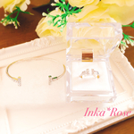 yumisae1723様専用ページ スワロフスキー✨Tバングル&Tリング💍セット✨ グルーデコ ティファニー風 