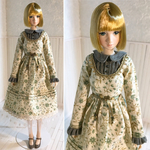 Momoko doll outfit フロゥライト共用 ワンピース