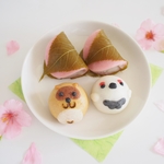 ミニ桜餅と選べるお菓子どうぶつ園まんじゅう4個入パック