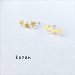 [14kgf]３連スターピアス