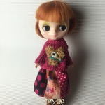 ミディブライス★ローズピンク リスちゃんセット★くま太郎 ブライス