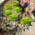 【名入れ無料・ハトメ付き】サンキュータグ(20枚)