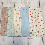 ☆ お買い得セット☆Wガーゼのハーフハンカチ 5枚セット