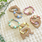 ピンク再販❁おしゃれなbabyちゃんに❊歯固めブレスレット