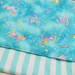 ショルダータイプ絵本袋★ユニコーン・グリーン★レッスンバッグ★絵本バッグ