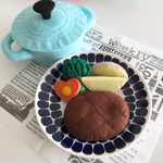 フェルトのおままごと 煮込みハンバーグを作ろう！