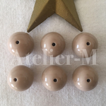 A291 Milk tea color アクリルビーズ20mm(6個)