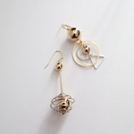 Space asymmetry pierce/earring