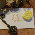 No.518 キツネはんこ