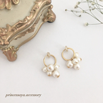 Shiny pearl ○ Earring