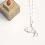 鯉 魚 ネックレス シルバー925