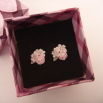 ペールピンクカラーの桜（ぷち）　ピアス・イヤリング