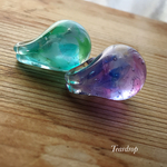 【ご依頼品】モネ画風大きめのしずく玉ペンダントトップ（あめだま様用）