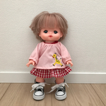 送料無料 メルちゃん スモッグ&ワンピース
