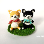 2018年戌年☆柴犬＆黒柴くんのあみぐるみセット